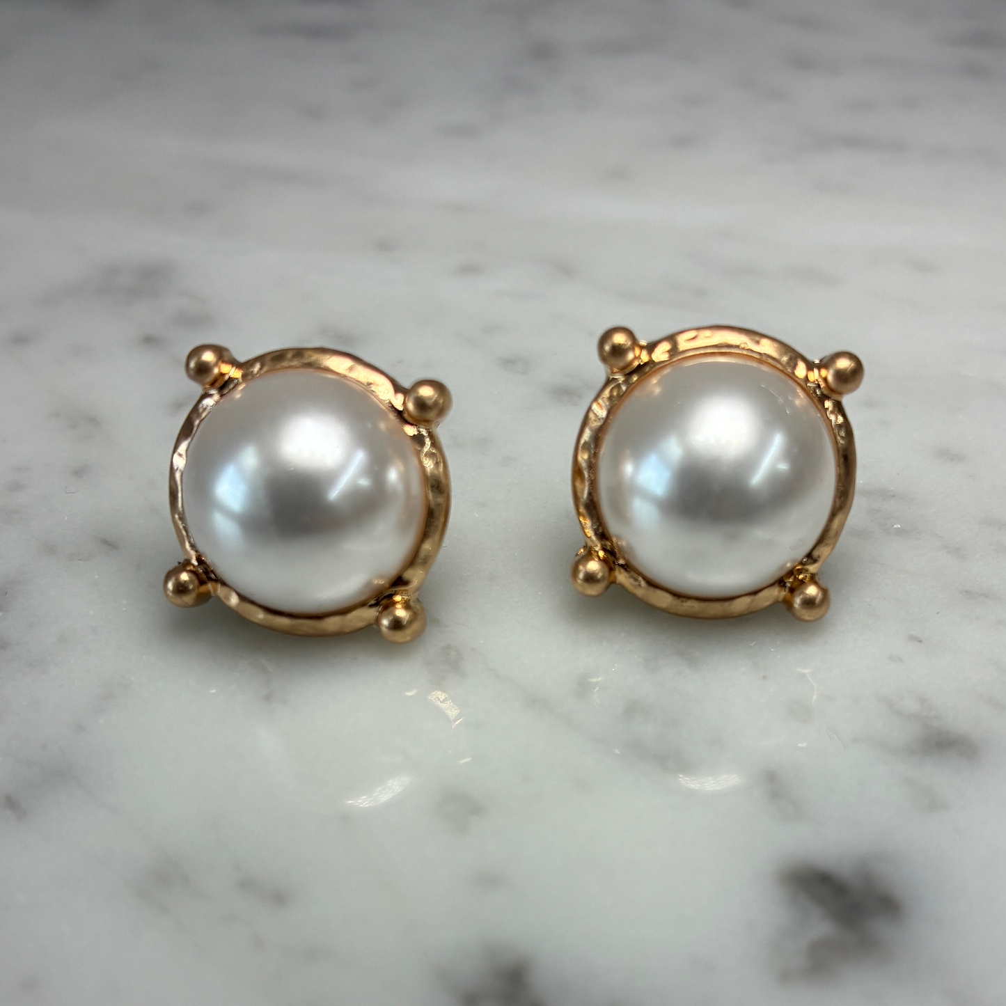 Button Earrings
