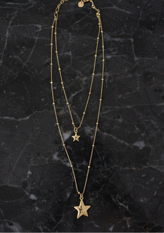 2-Strand Star Necklace