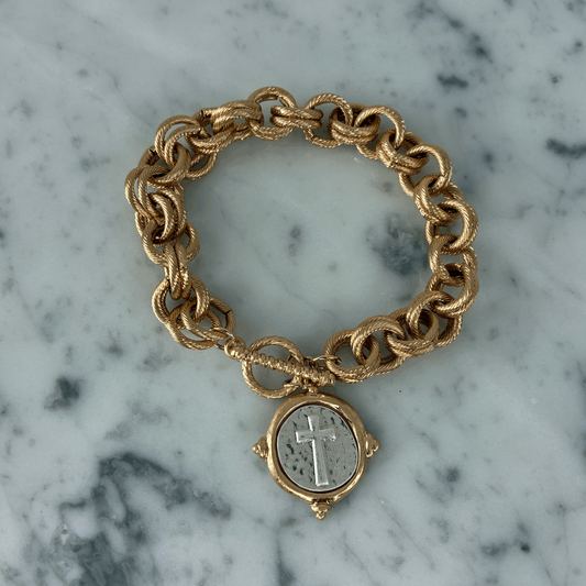 Cross Pendant Bracelet