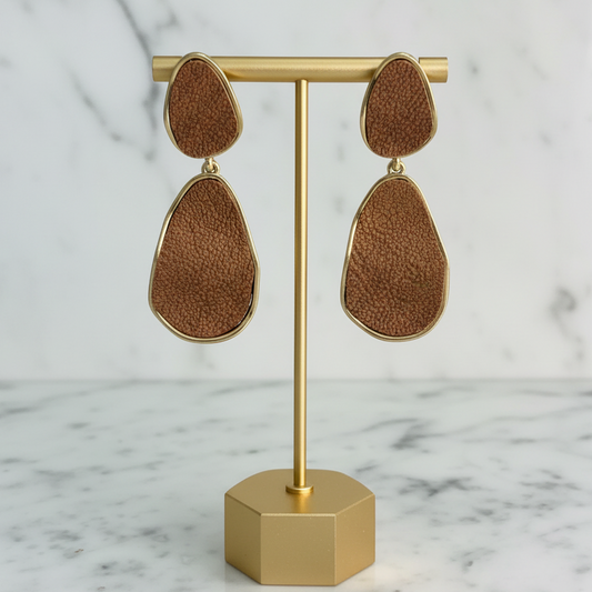Organic Shape Dangle Earring