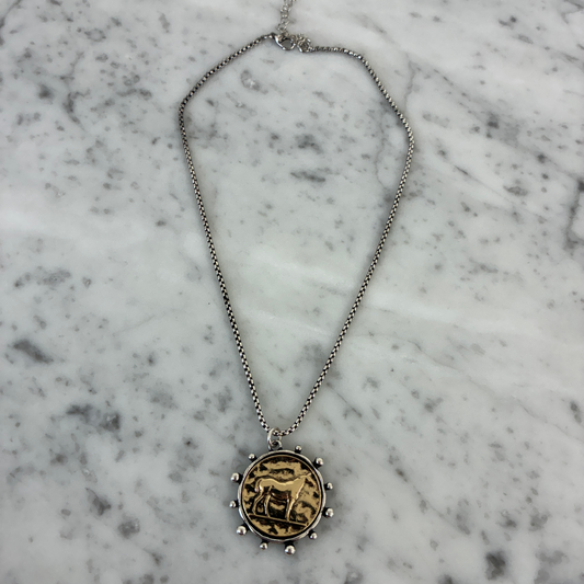Horse Medallion Necklace